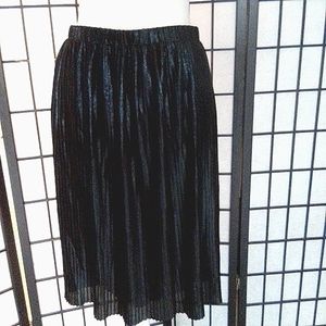 NWT Loft attractively shimmering pleated skirt. Size M.